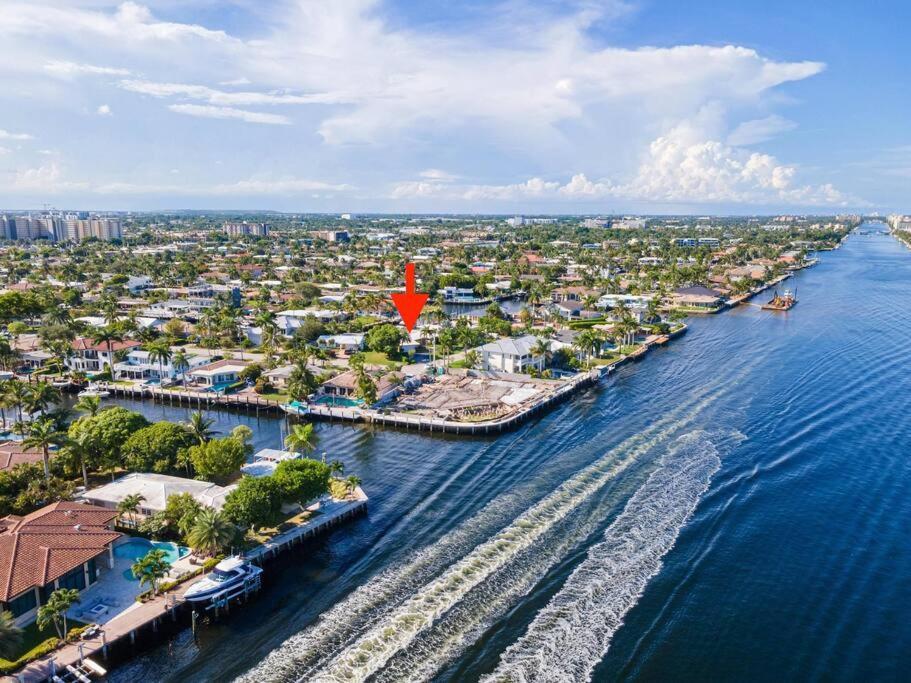 Adorable House With Amazing Water Front Of Canal Villa Pompano Beach Dış mekan fotoğraf