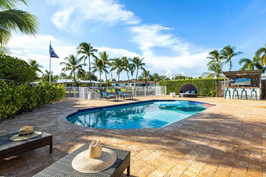 Adorable House With Amazing Water Front Of Canal Villa Pompano Beach Dış mekan fotoğraf